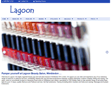 Tablet Screenshot of lagoonspa.co.uk